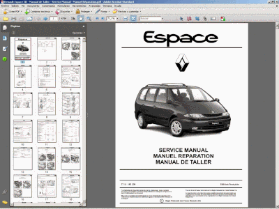 Renault Espace III Manual de Taller Service Manual